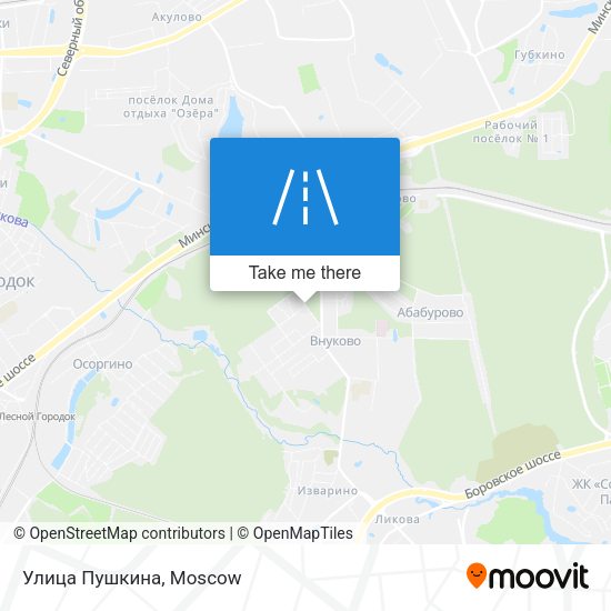 Улица Пушкина map