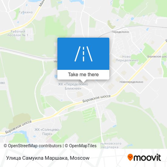 Улица Самуила Маршака map