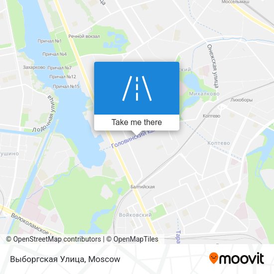 Выборгская Улица map