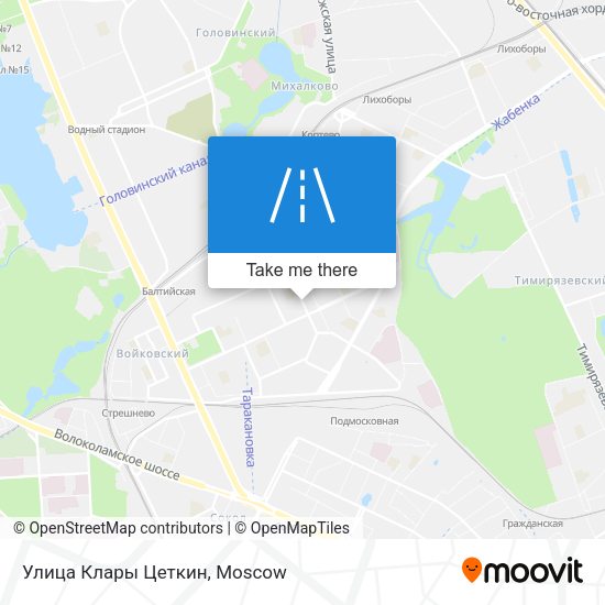 Улица Клары Цеткин map