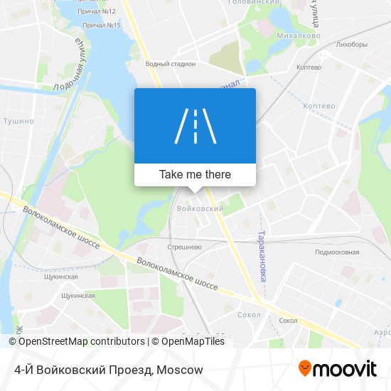4-Й Войковский Проезд map