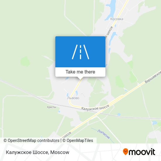 Калужское Шоссе map
