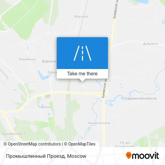 Промышленный Проезд map