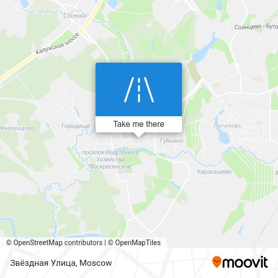 Звёздная Улица map