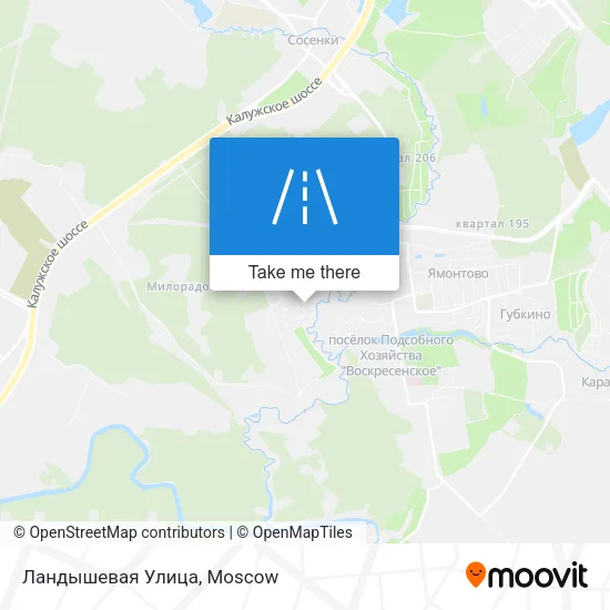 Ландышевая Улица map