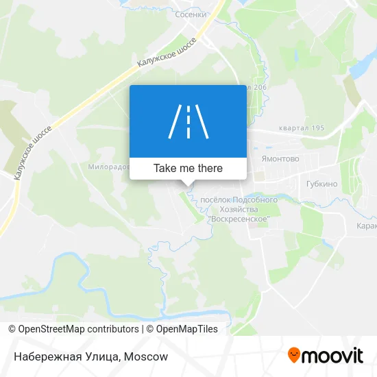 Набережная Улица map