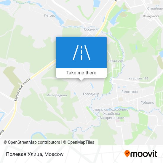 Полевая Улица map