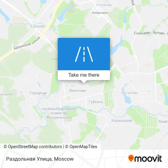 Раздольная Улица map