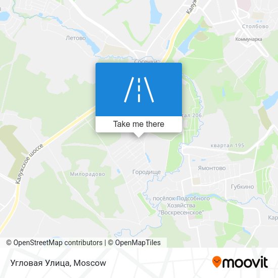 Угловая Улица map