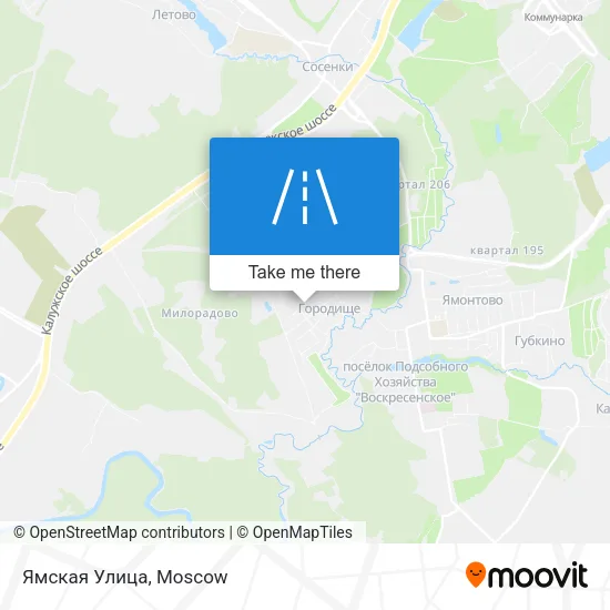 Ямская Улица map