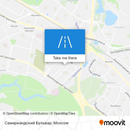 Самаркандский Бульвар map