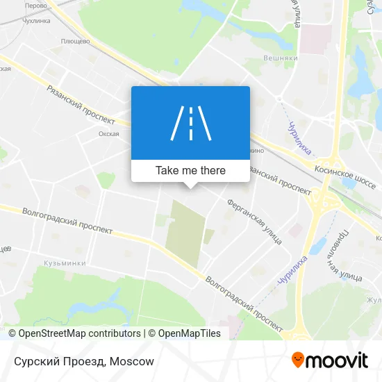 Сурский Проезд map