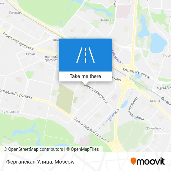 Ферганская Улица map