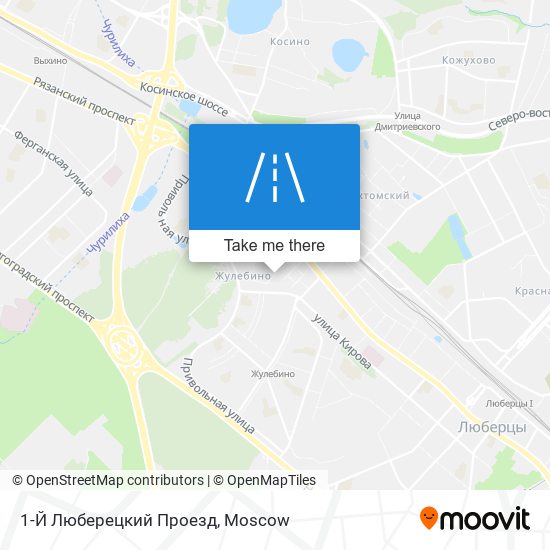 1-Й Люберецкий Проезд map