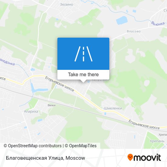 Благовещенская Улица map