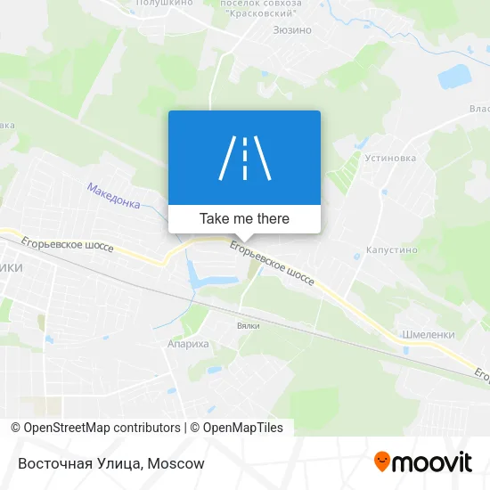 Восточная Улица map