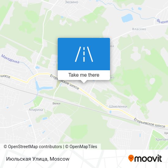 Июльская Улица map