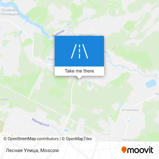 Лесная Улица map