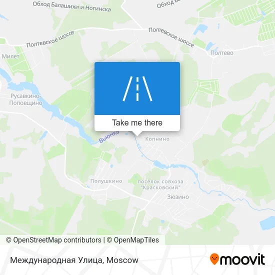 Международная Улица map