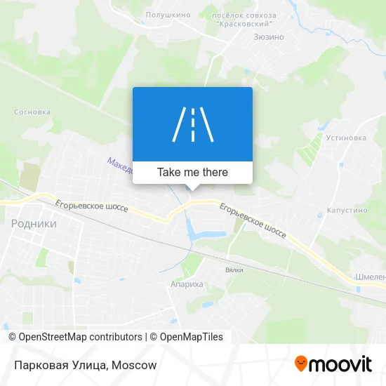 Парковая Улица map