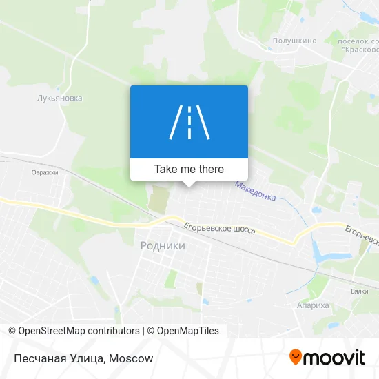 Песчаная Улица map