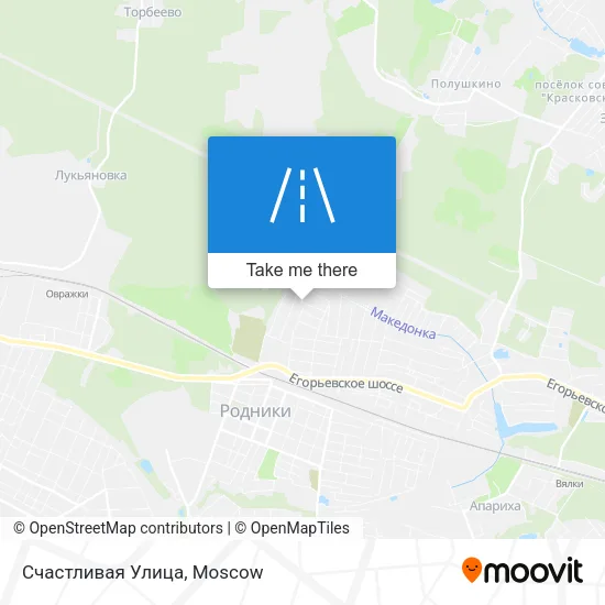 Счастливая Улица map