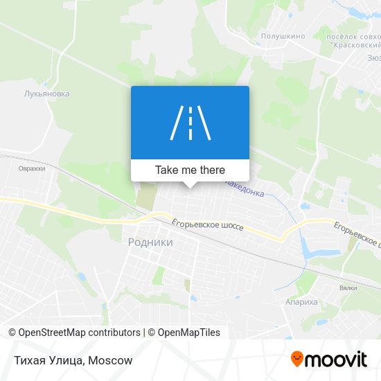 Тихая Улица map