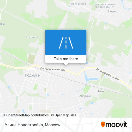 Улица Новостройка map