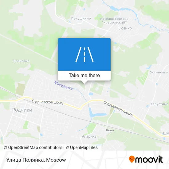 Улица Полянка map
