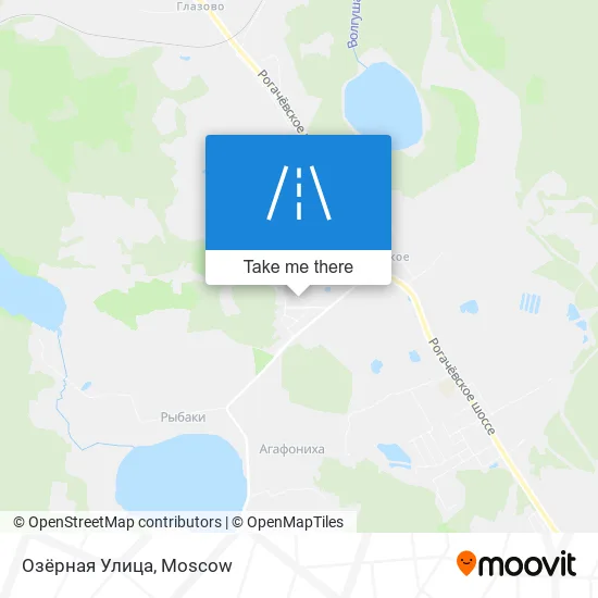 Озёрная Улица map