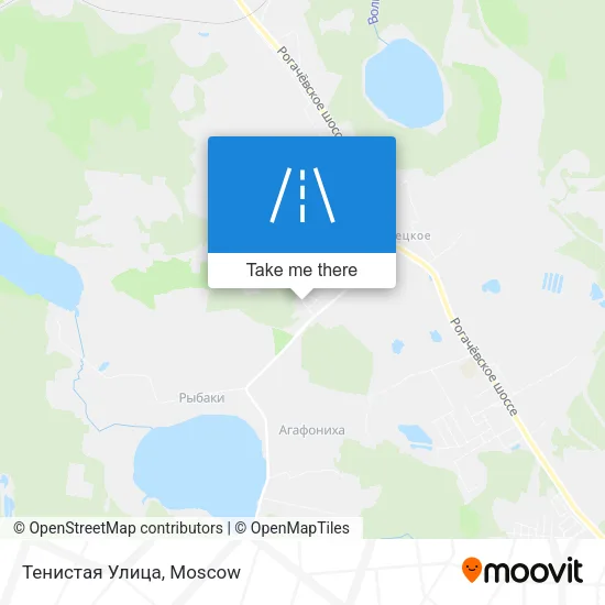 Тенистая Улица map