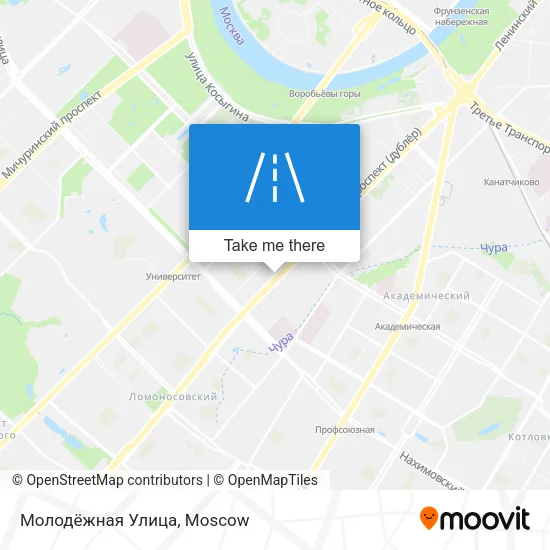 Молодёжная Улица map