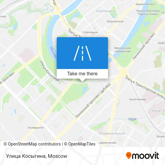 Улица Косыгина map