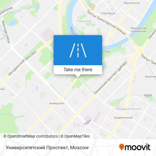 Университетский Проспект map