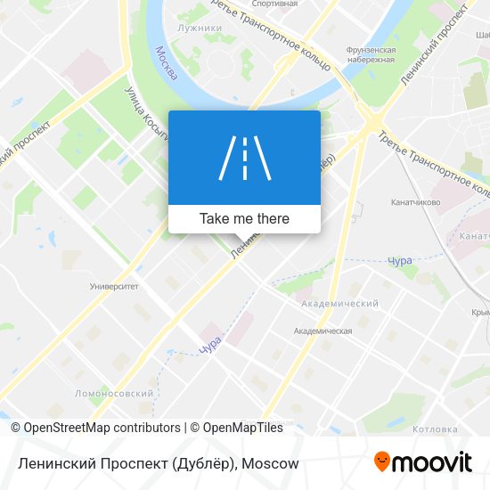 Ленинский Проспект (Дублёр) map