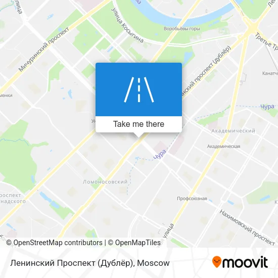 Ленинский Проспект (Дублёр) map