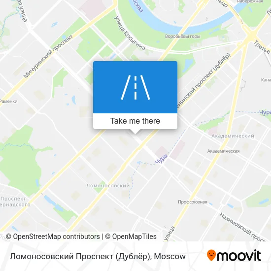 Ломоносовский Проспект (Дублёр) map
