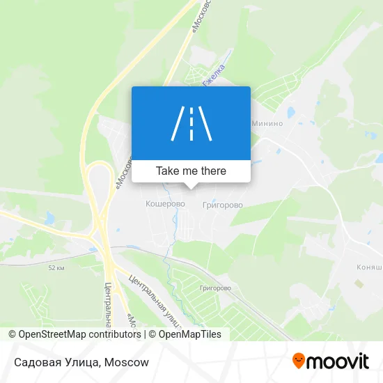 Садовая Улица map