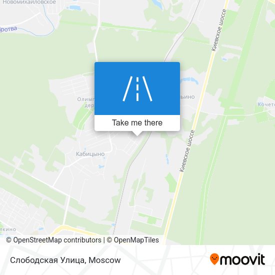 Слободская Улица map