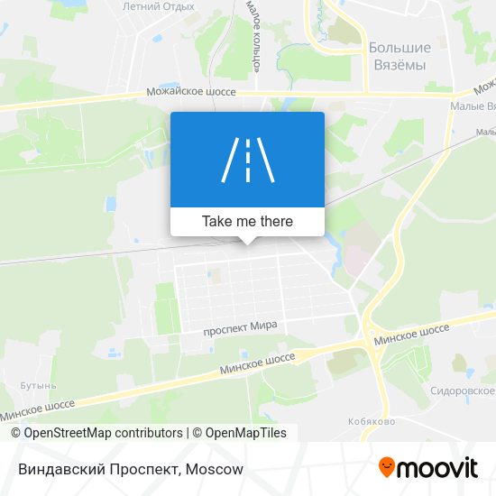 Виндавский Проспект map