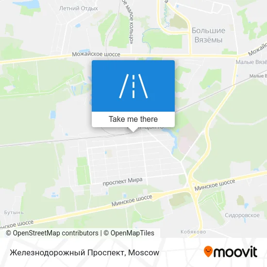 Железнодорожный Проспект map