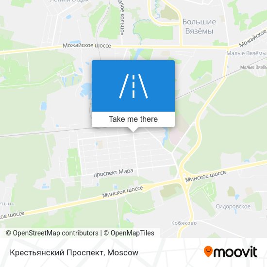 Крестьянский Проспект map