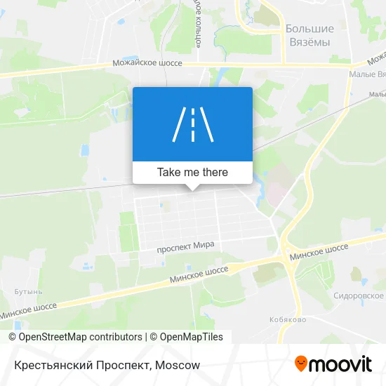 Крестьянский Проспект map