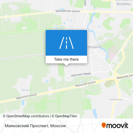 Маяковский Проспект map