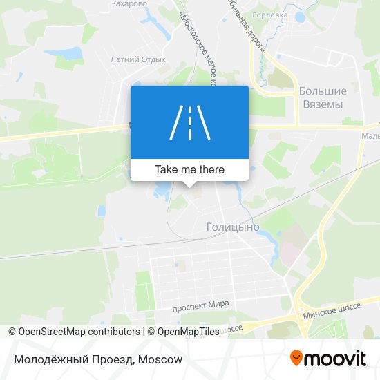 Молодёжный Проезд map