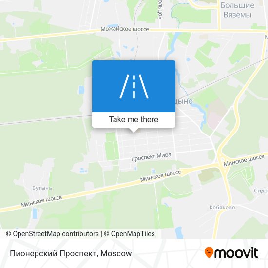 Пионерский Проспект map