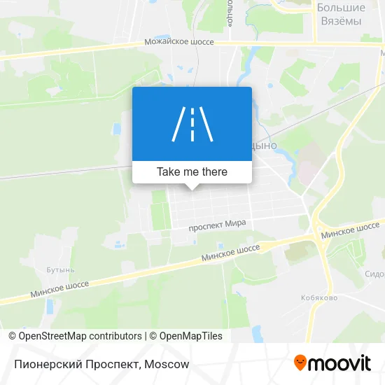 Пионерский Проспект map