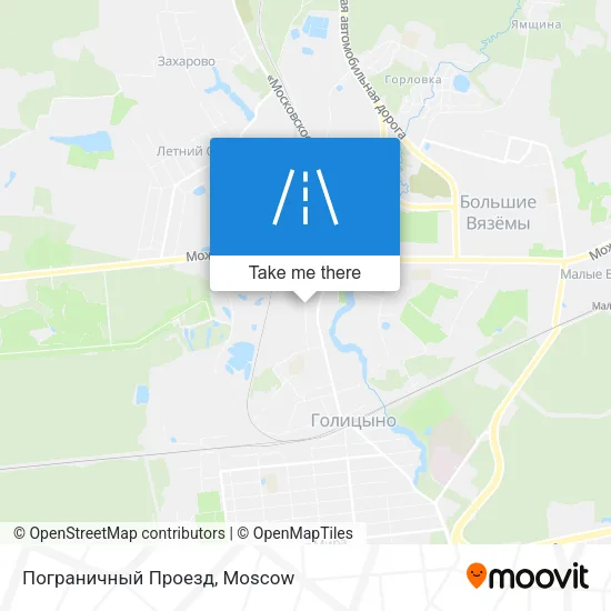 Пограничный Проезд map