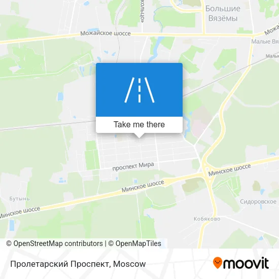 Пролетарский Проспект map