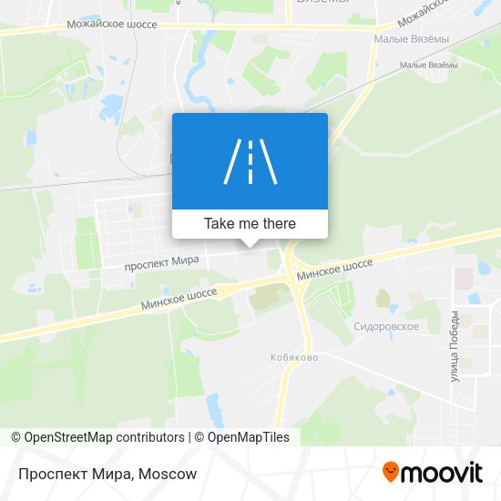 Проспект Мира map